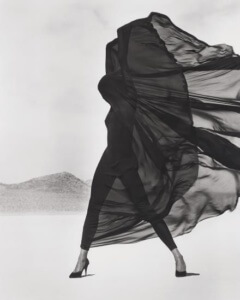 Herb Ritts, Versace, Veiled Dress, 1990