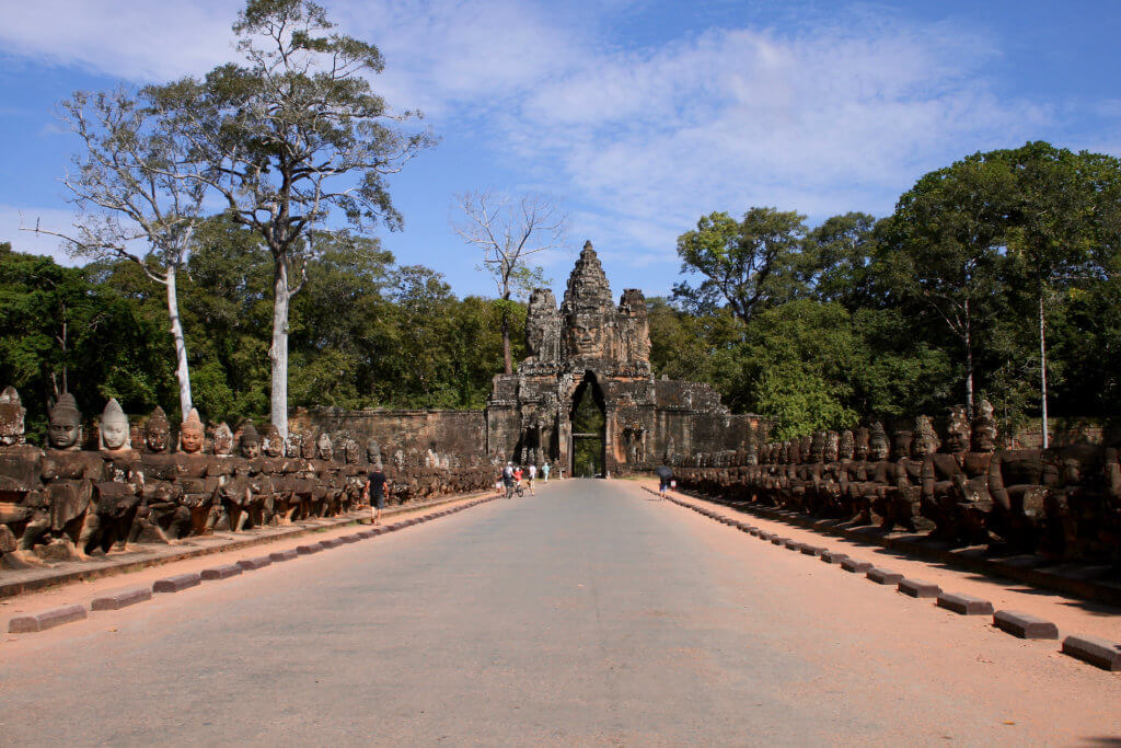 Cambodia Old City gate