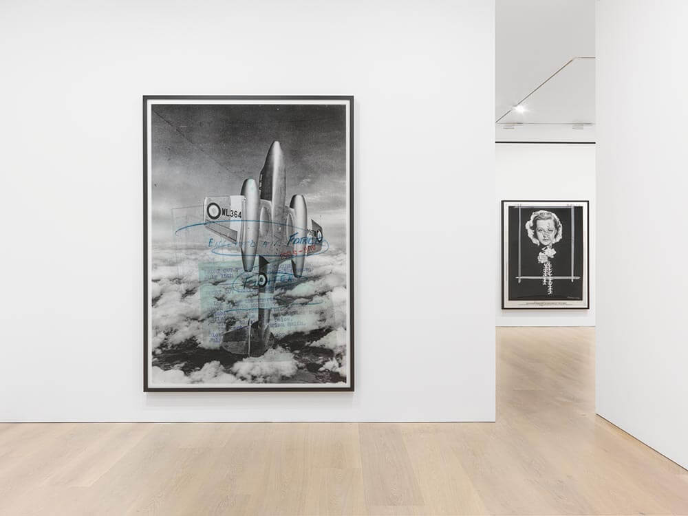 Thomas Ruff, New Works from press++ series. Installation view. Courtesy David Zwirner London 