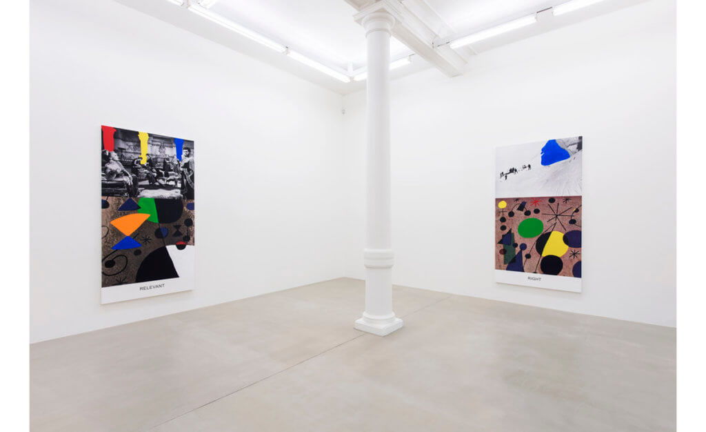 John Baldessari, Miró and Life in General, Installation view Marian Goodman Gallery, London 2017