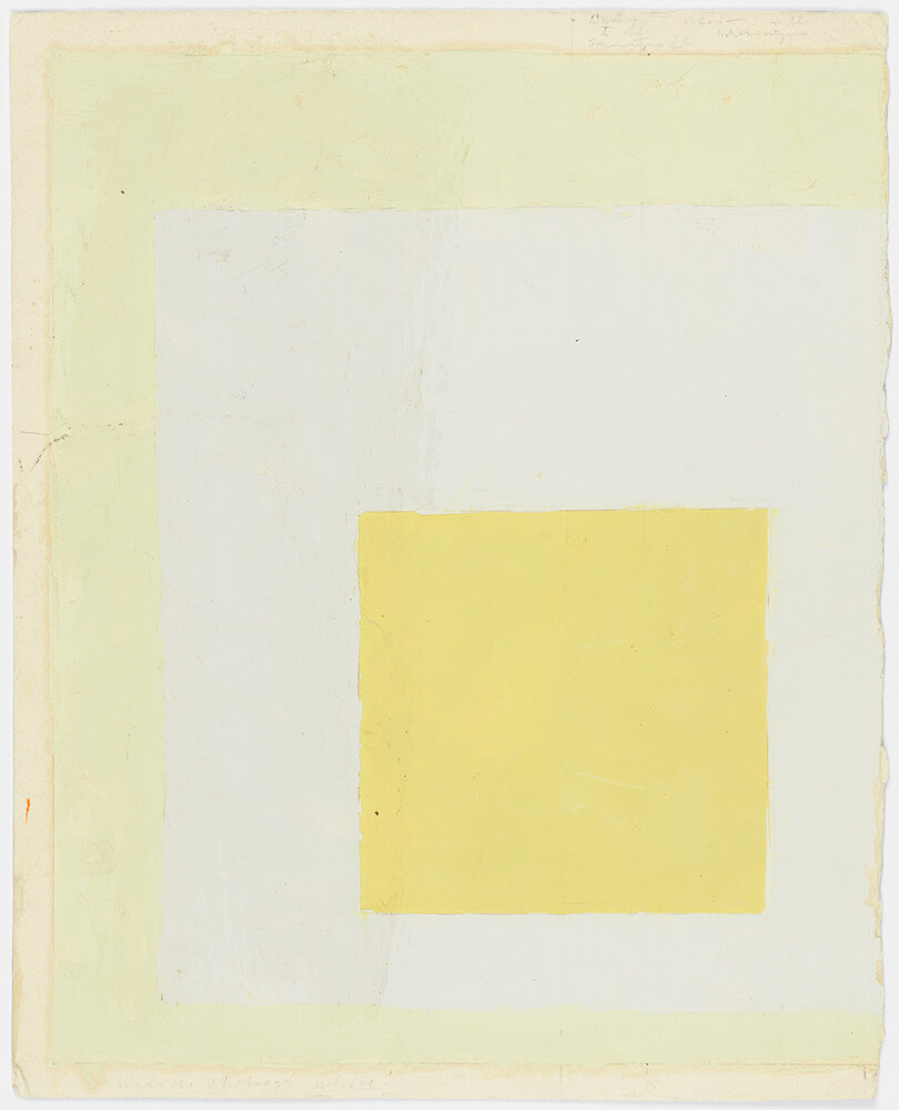 Josef Albers, Study for Homage to the Square, n.d.