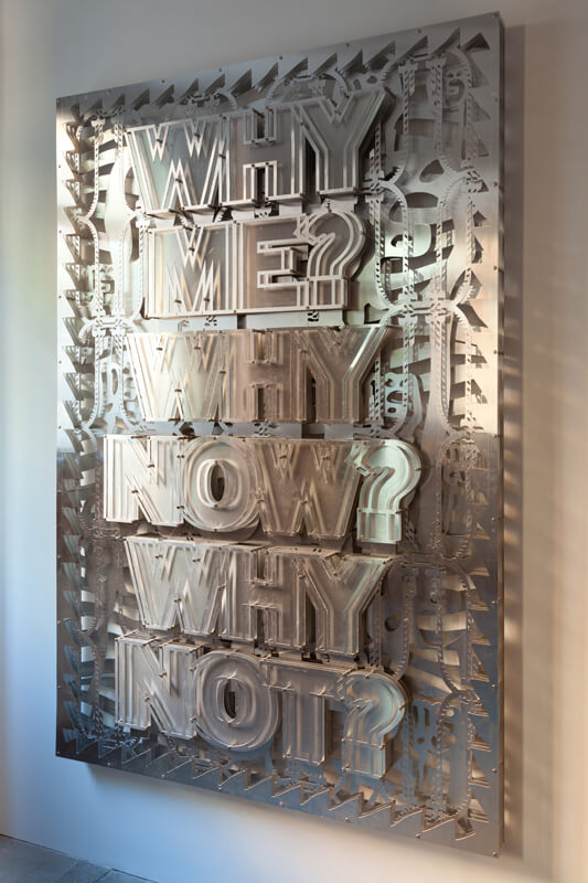 Mark Titchner, Why me? Why now? Why not?, 2011
