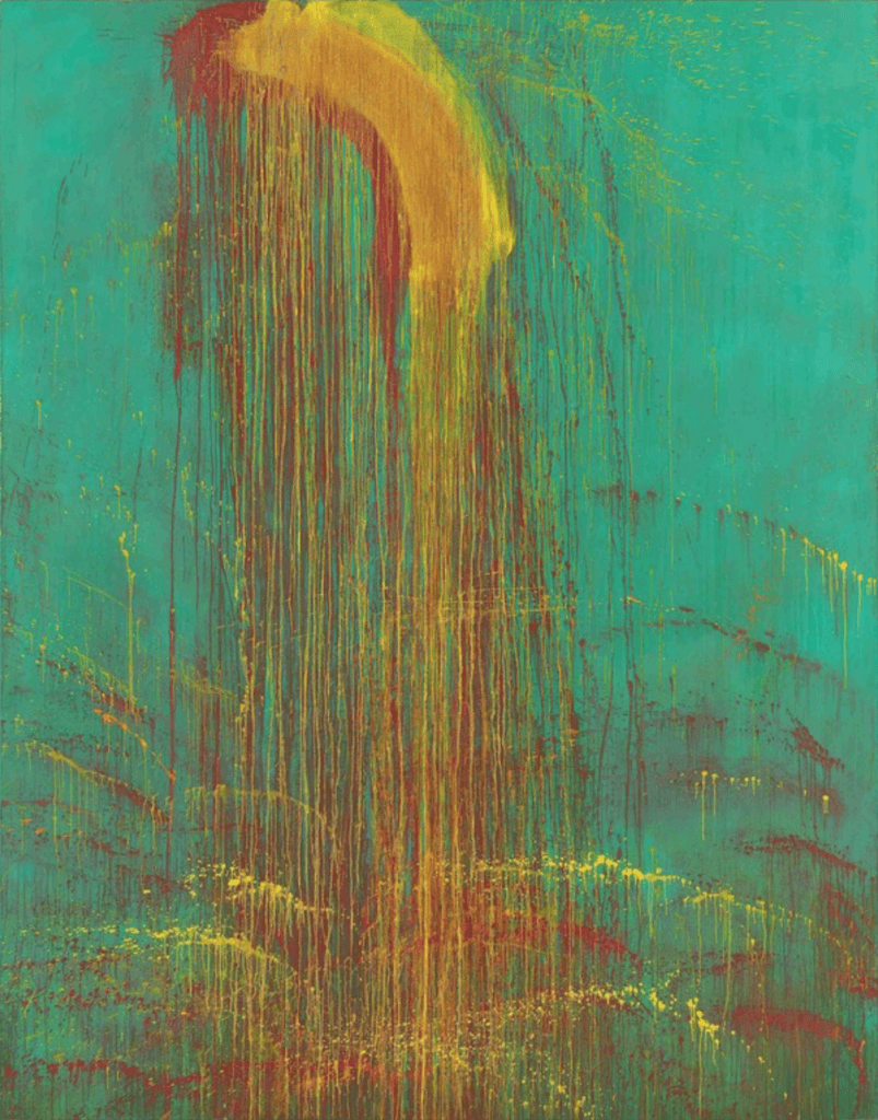 Pat Steir, Middle Lhamo Waterfall, 1992