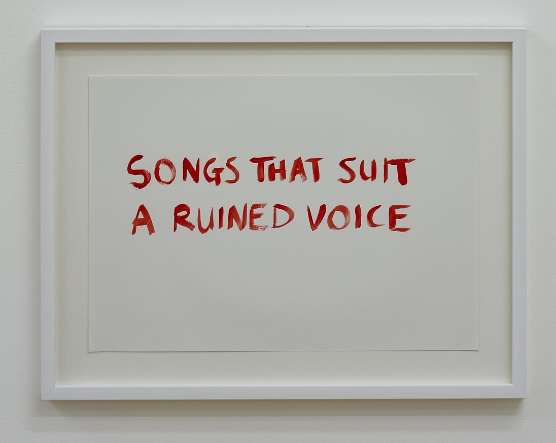 Tim Etchells, A Ruined Voice, 2015