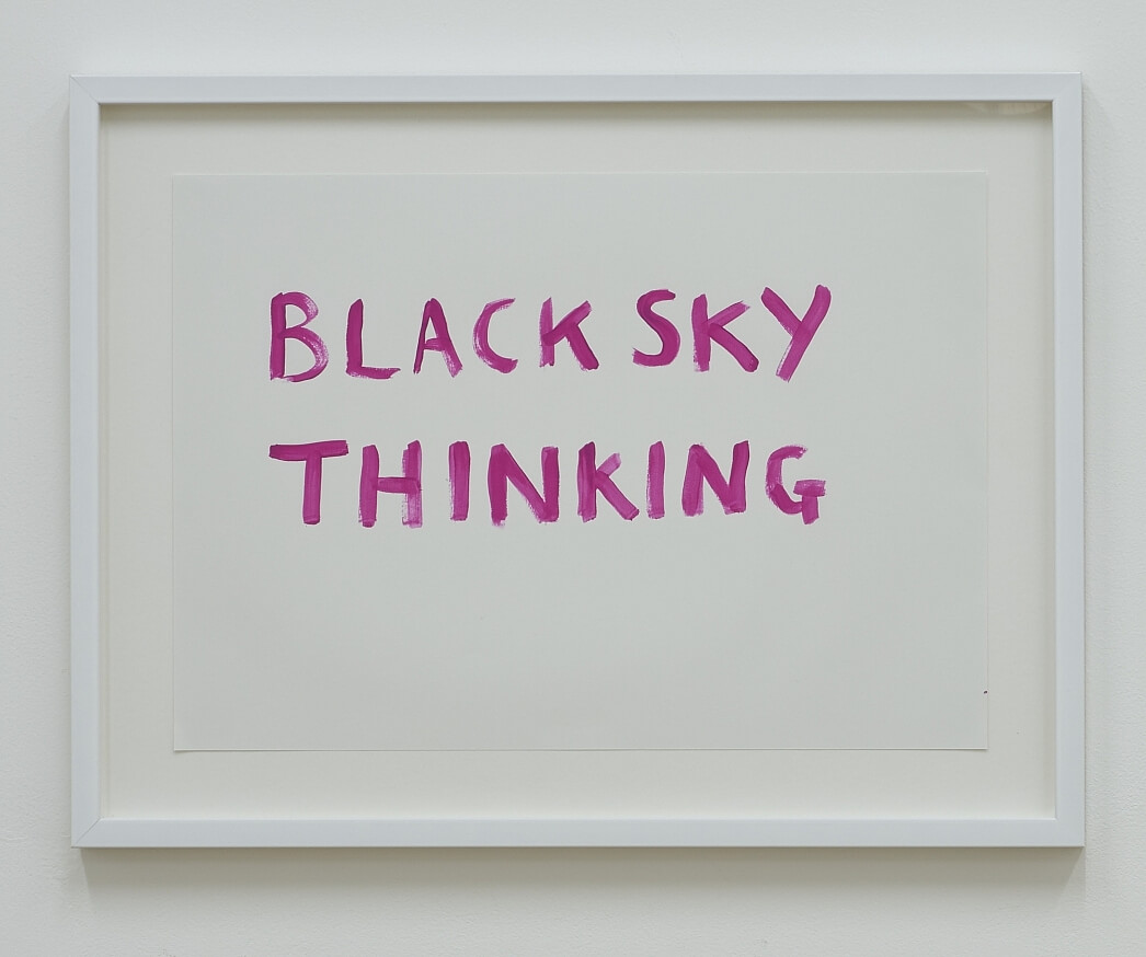 Tim Etchells, Black Sky, 2015
