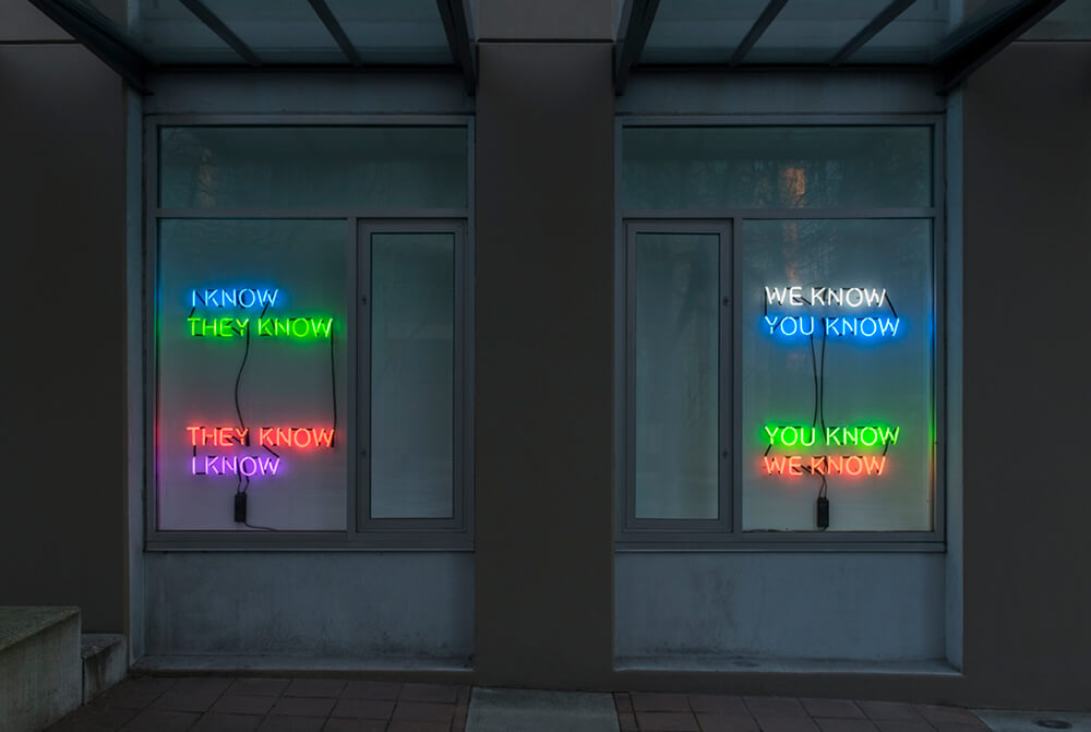 Tim Etchells, Who Knows, 2014 Image Courtesy of the Artist