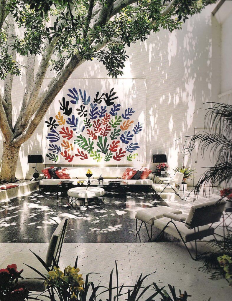 Francis Brodi House, with Henry Matisse ceramic mural, Los Angeles.