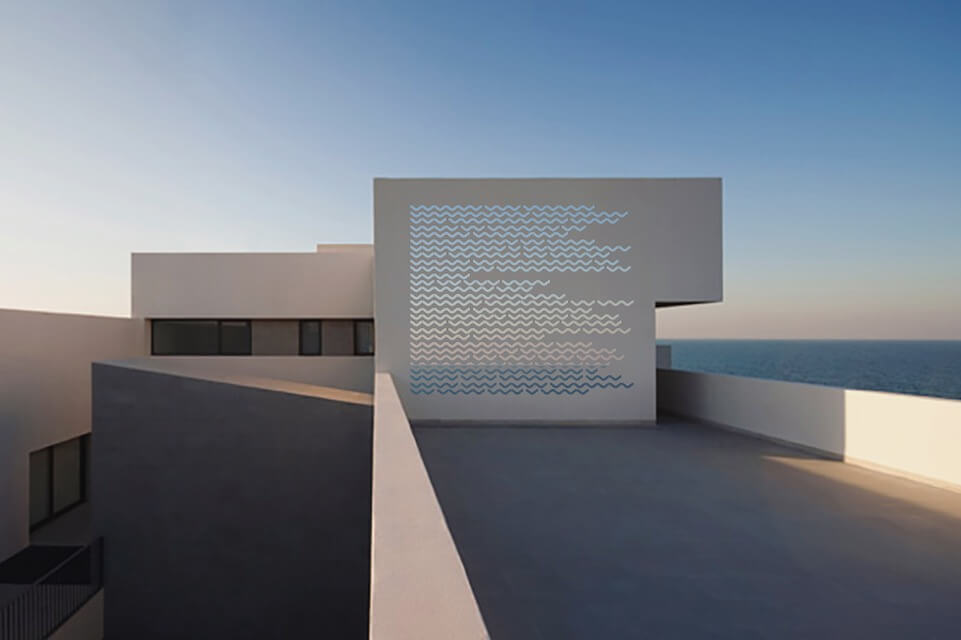 Diango Hernández, Cartas y Atardeceres Beach residencies S Cube Chalet, Kuwait by AGI Architects