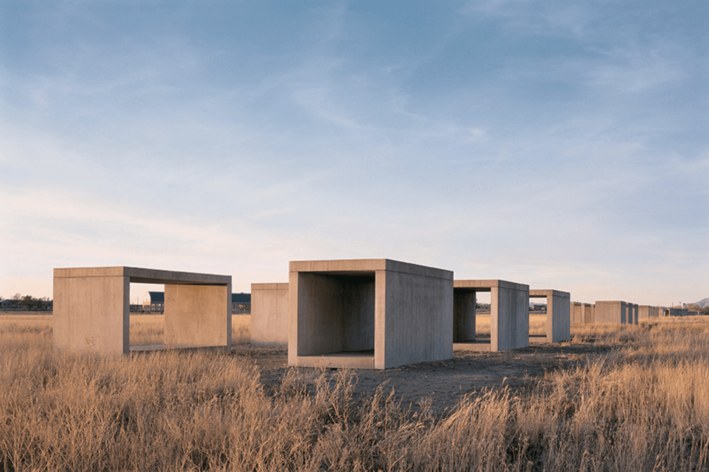 Donald Judd, 15 Untitled works in concrete, 1980-1984, The Chinati Foundation,