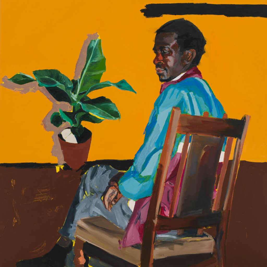 Kudzanai-Violet Hwami, Sekuru Koni, 2017, painting