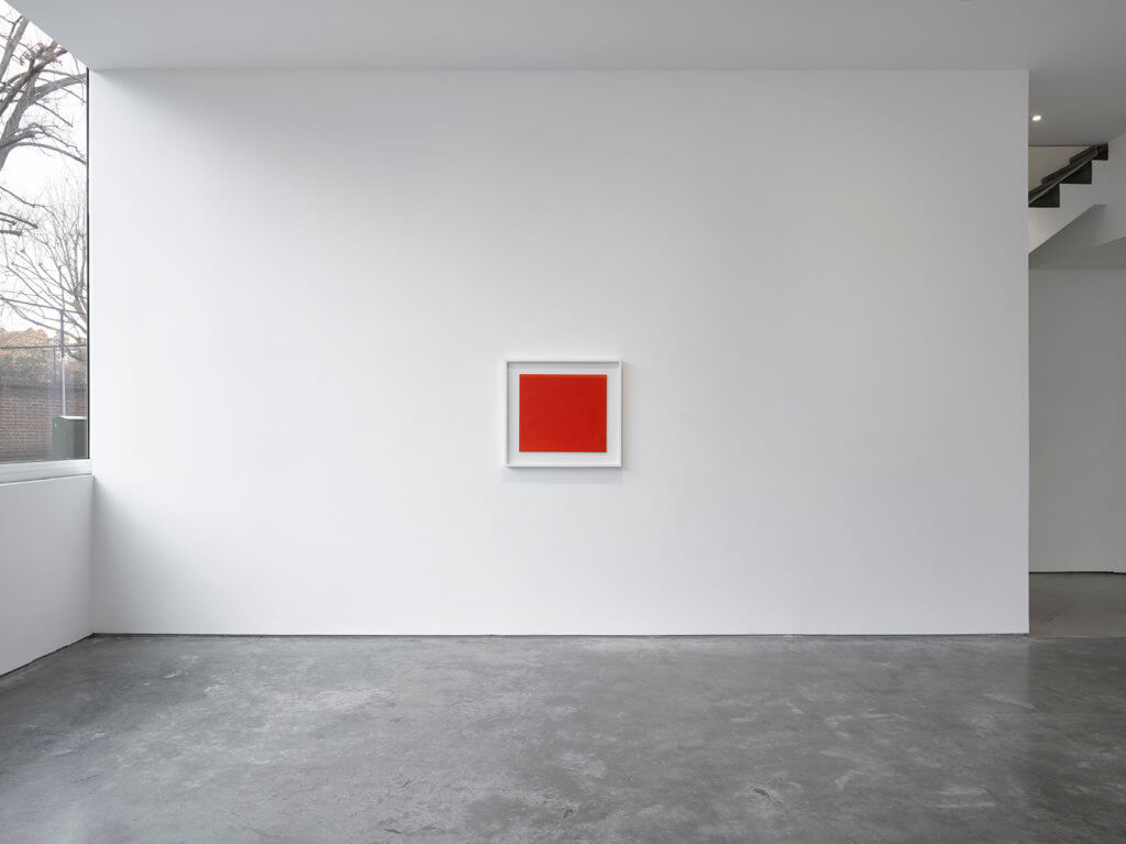 Antonio Calderara, painting, red